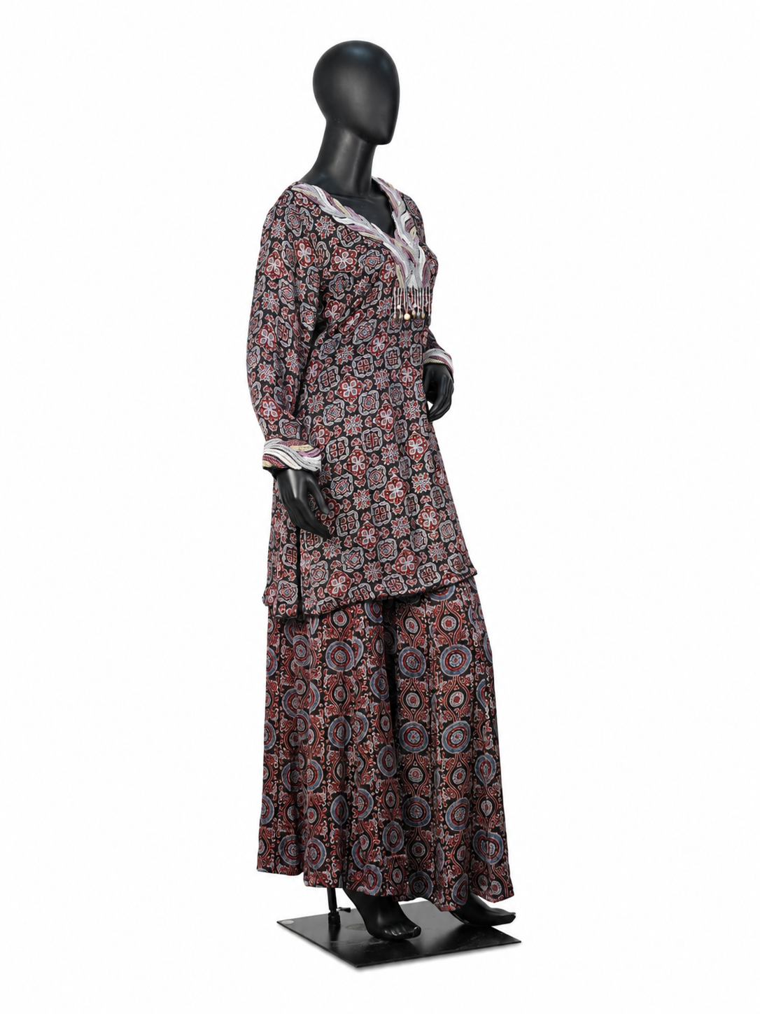 Ajrakh Print Sharara Set