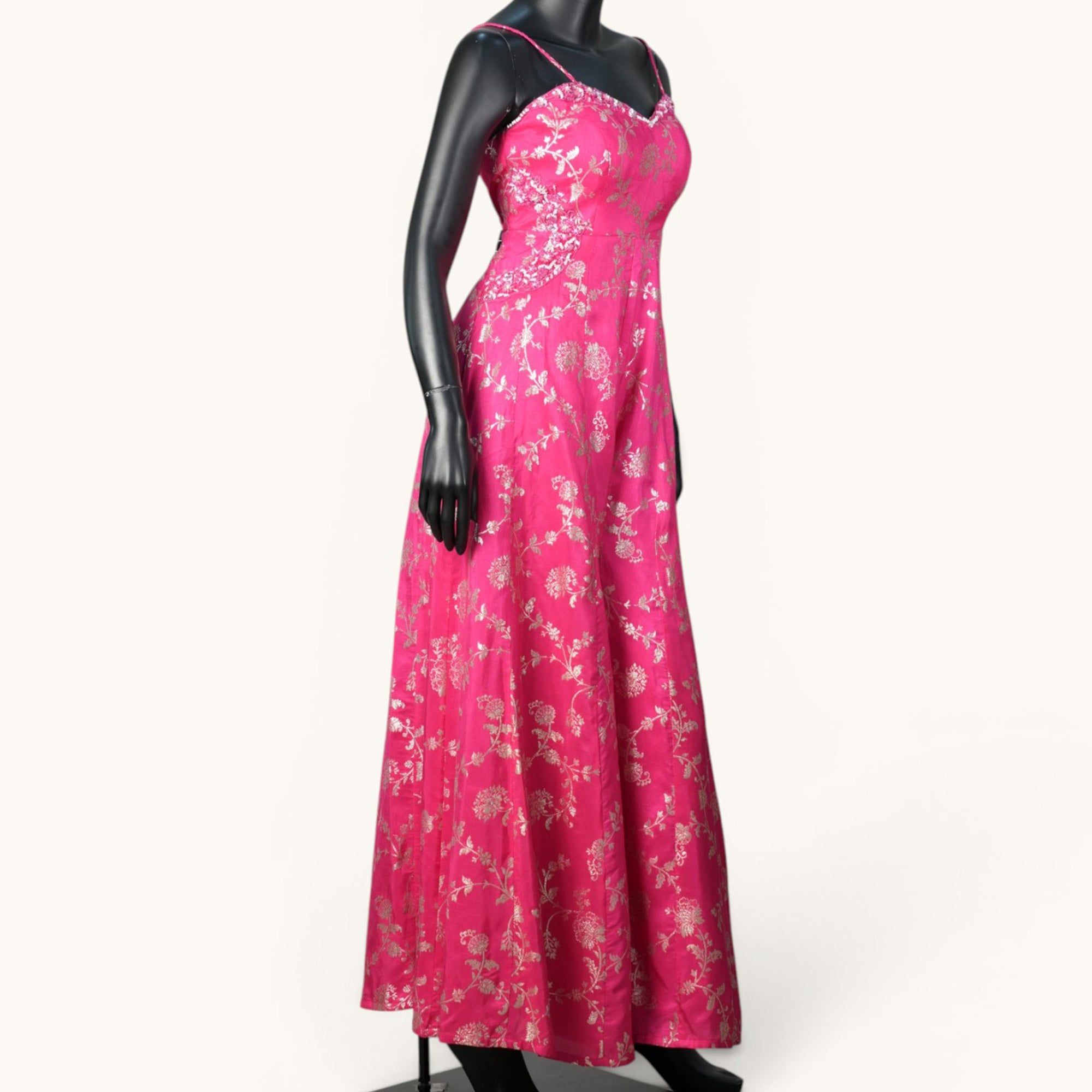 The Rani Pink Party Jumpsuit - KR-18586#1