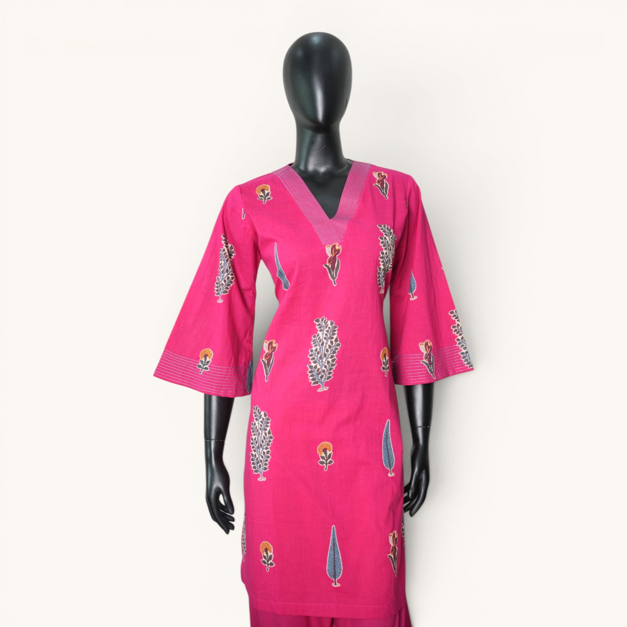 The Gota V-Neck Co-ord Set - UNST-18737#1
