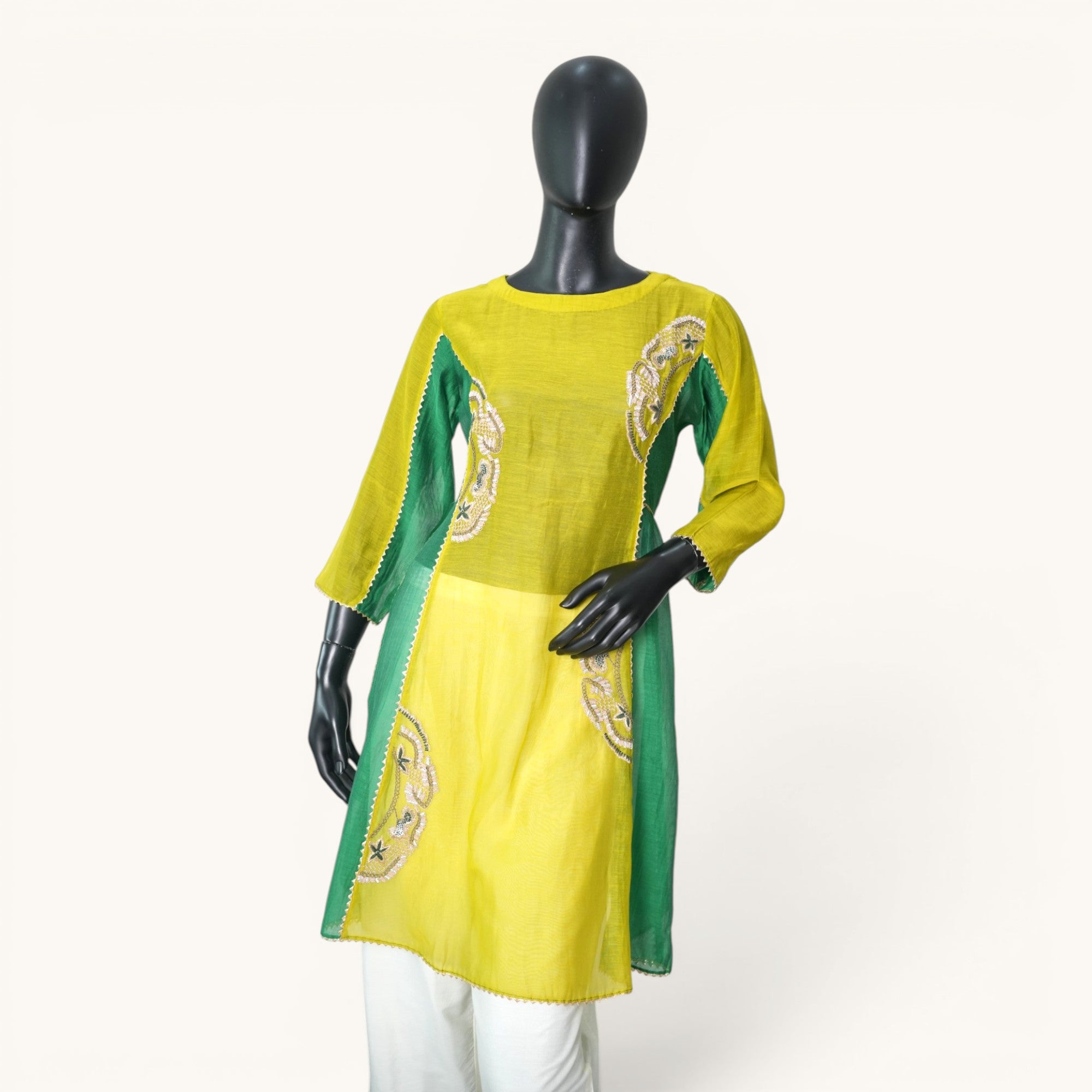 Lime & Green Color-Block Set - UNST-18736#1