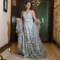 Seafoam Embroidered Lehenga Set - GH-18966#1