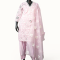Lilac Pink Schiffli Salwar Set - ST-19034#1