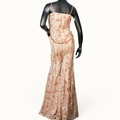 Peach Sequin Cami Jumpsuit - ST-18843#1
