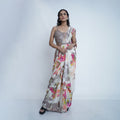 Floral Cut Dana Sequence Saree