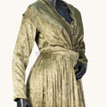 Sage Metallic Flared Gown - GN-17699#1