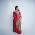 Red Stitched Suit