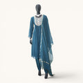 Moti Work Teal A-Line Set - ST-18728#1