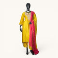 Mustard Hand-Embroidered Set - ST-18668#1
