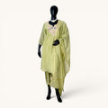 Olive Peacock Zari Set - ST-18724#1