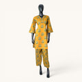 The Mustard Ajrakh Suit - UNST-18743#1