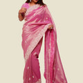 Dusty Rose Tissue Saree