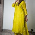 Mustard-Lime Handcrafted Set - ST-18718#1