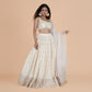 Cream Embro Lehenga