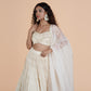 Cream Embro Lehenga