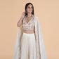 Floral Thread Work Choli Lehenga