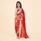 Regal Red & Gold Saree with Unstitch Blouse