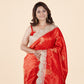 Regal Red & Gold Saree with Unstitch Blouse