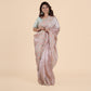 Peach Saree with a Touch of Elegance