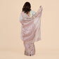 Peach Saree with a Touch of Elegance