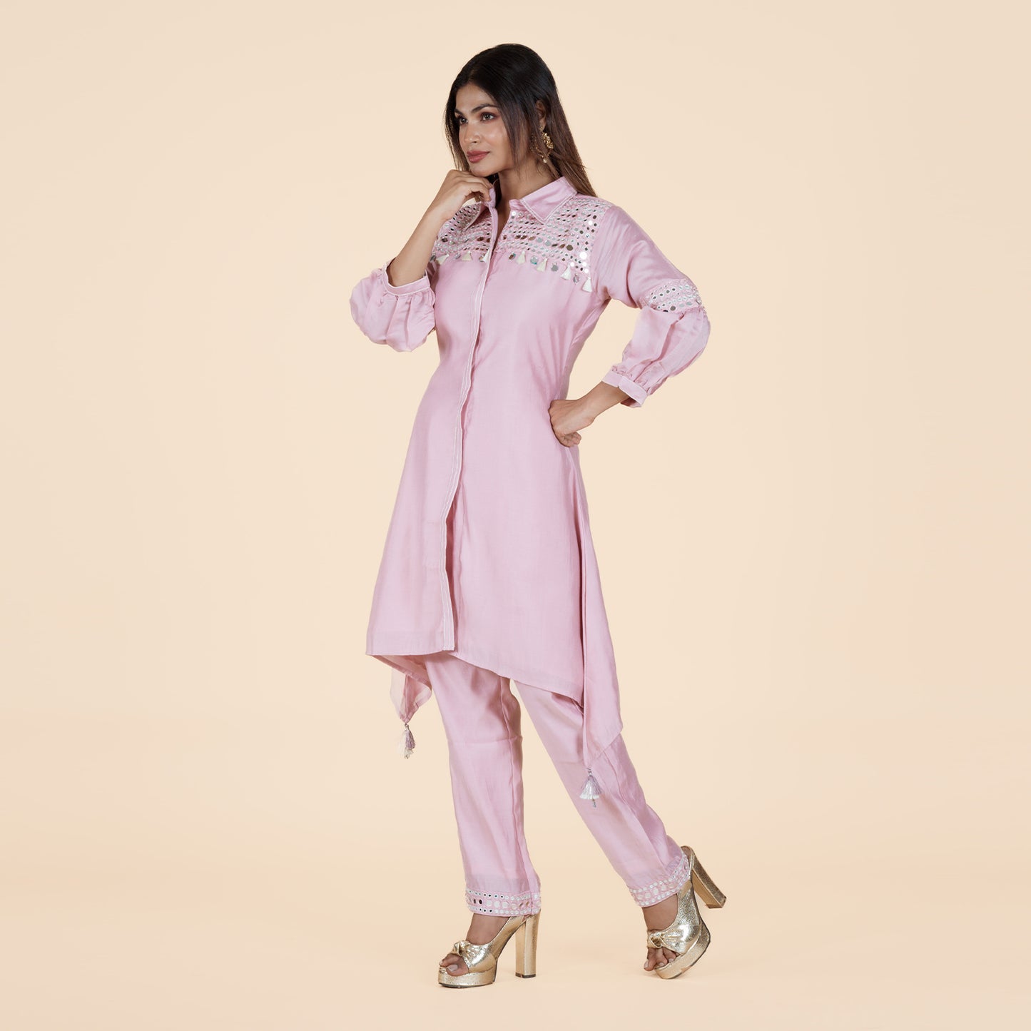 Onion Pink Mirage Co-ord Set