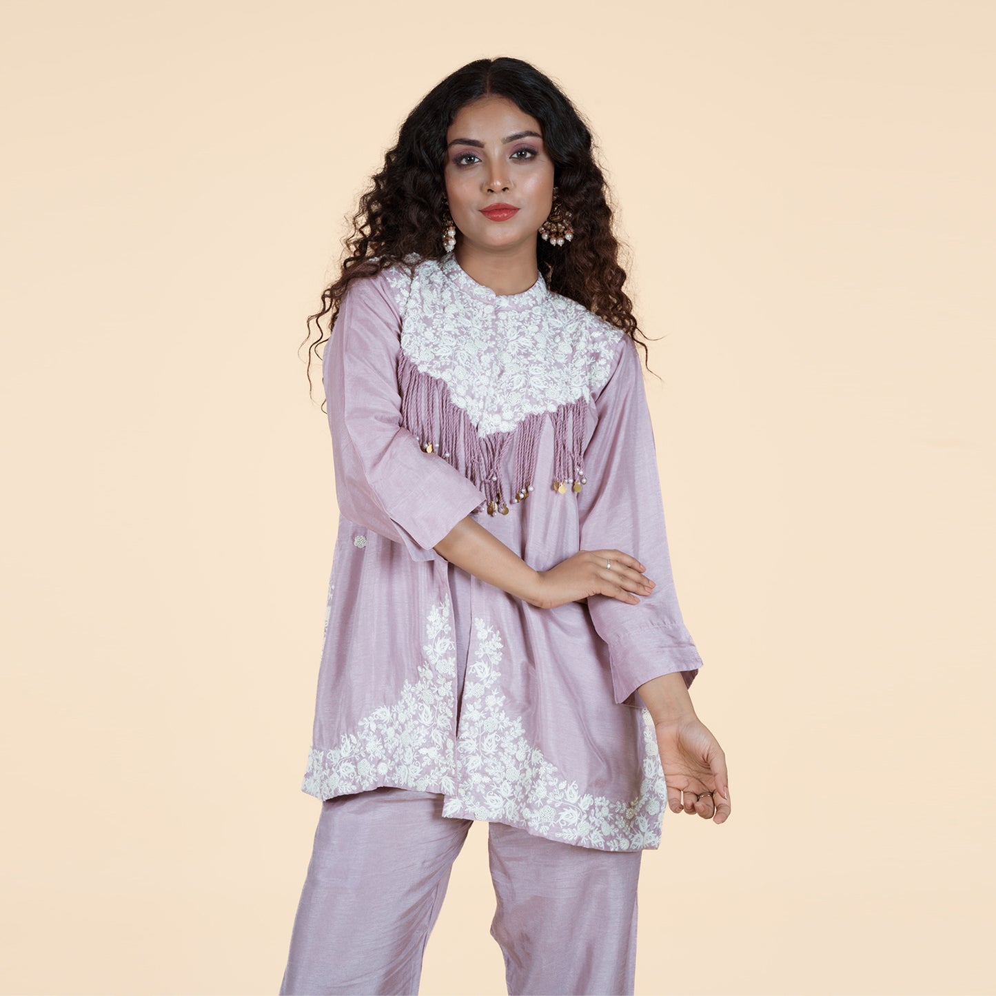 Thread Work Kurti Set