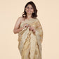 Luxurious Gold Tissue Saree with Cutdana Work