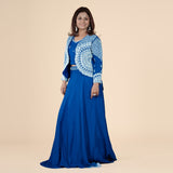 Navy  Blue Pearl Ghagra