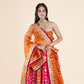 Orange Lehenga & Dupatta Set