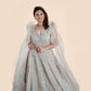 Heavy Sequence Beige Gown