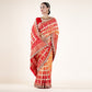 Red & Gold Saree with Cutdana Work