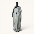 Seafoam Sequin Border Saree - SR-18622#1